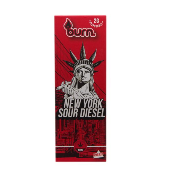 Buy Burn Extracts – New York Sour Diesel Mega Sized Disposable Pen 2ML at MMJ Express Online Shop