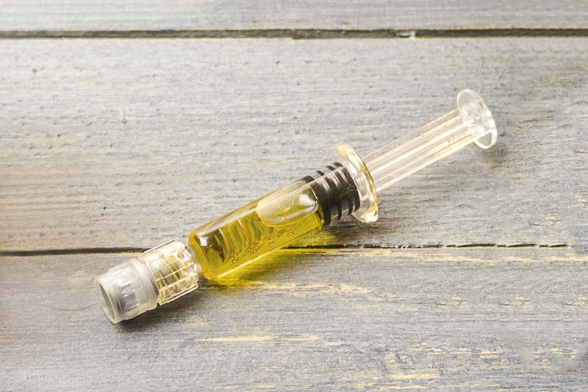 THC distillate and syringes at MMJ Express online dispensary Canada for mail order marijuana.