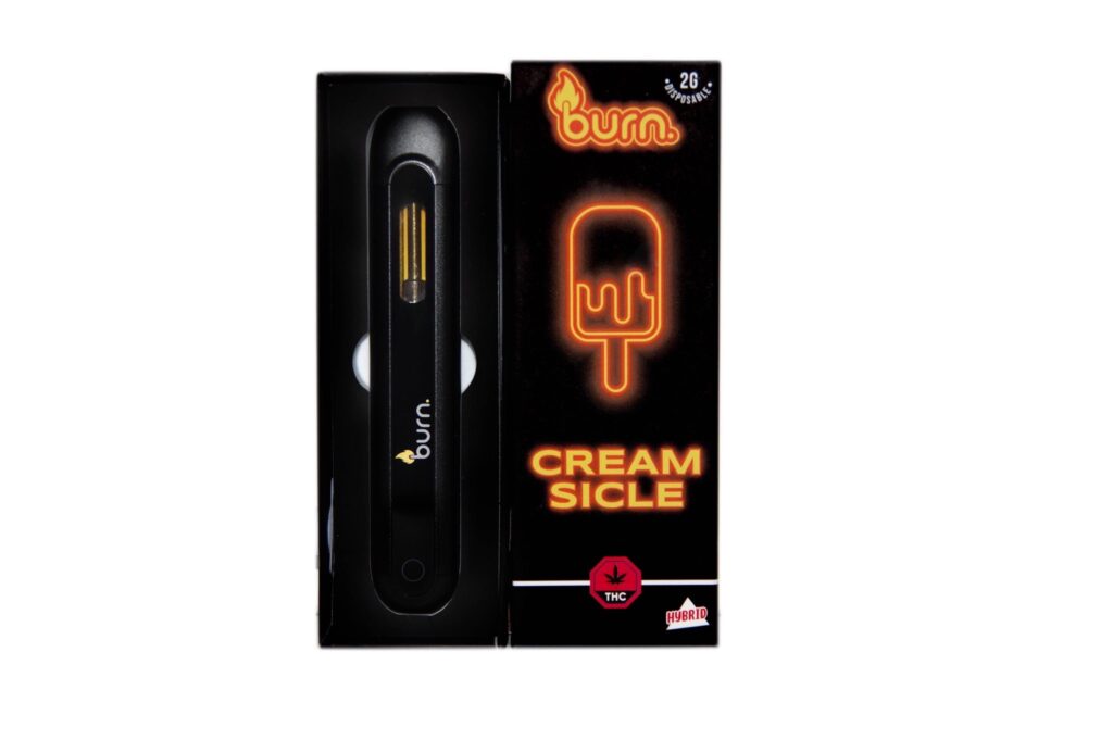 Buy Burn Extracts – Creamsicle Mega Sized Disposable Pen 2ML at MMJ Express Online Shop