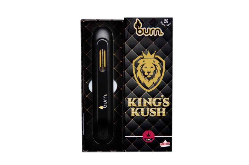 Buy Burn Extracts – King's Kush Mega Sized Disposable Pen 2ML at MMJ Express Online Shop