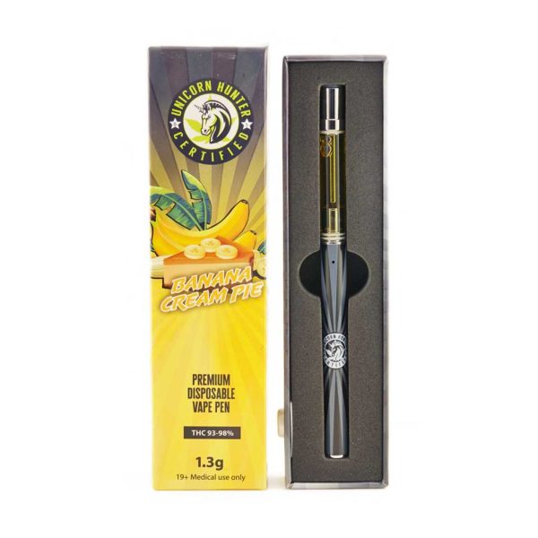 Buy Unicorn Hunter Concentrates - Banana Cream Pie Live Resin Disposable Pen at MMJ Express Online Shop