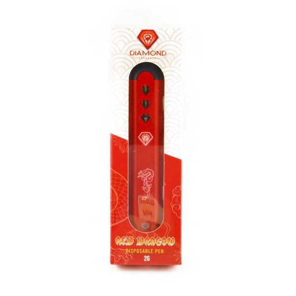 Buy Diamond Concentrates - Red Dragon 2G Disposable Pen at MMJ Express Online Shop