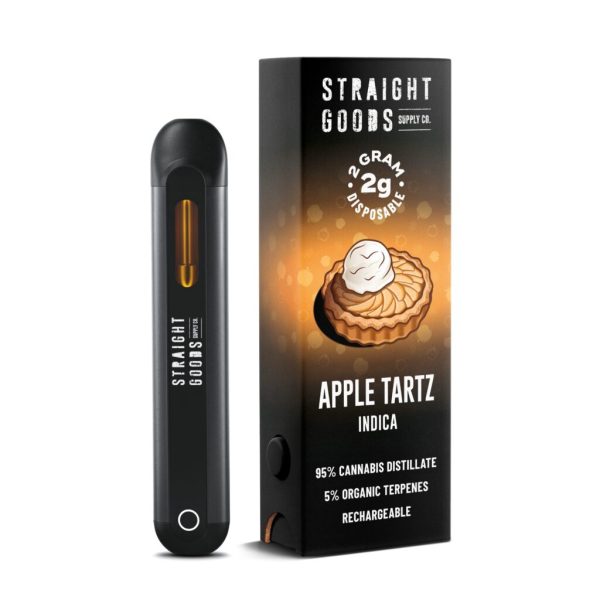 Buy Straight Goods - Apple Tartz 2ML Disposable Pen (Hybrid) MMJ Express Online Shop
