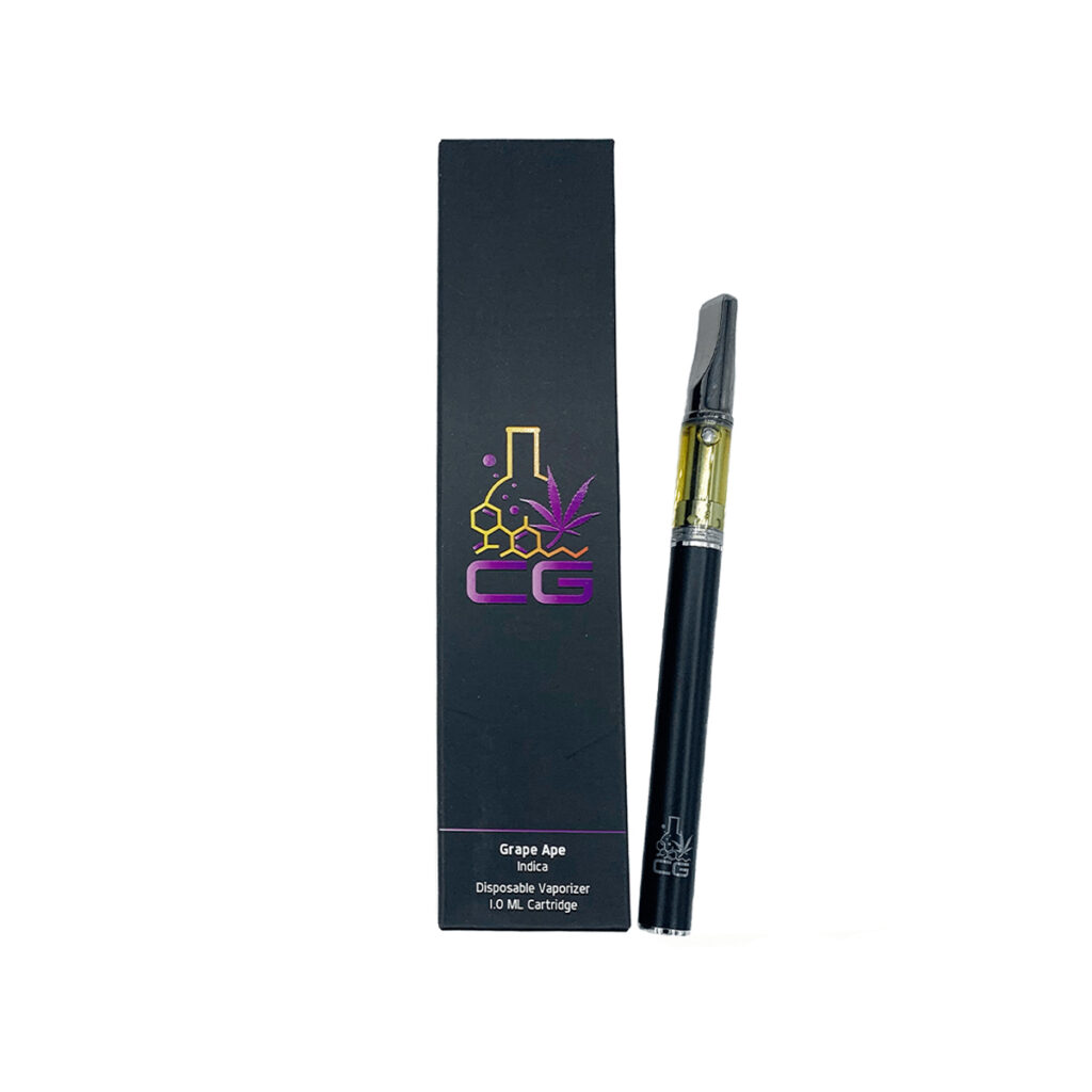 Buy CG Extracts Premium Concentrates Disposable Pen – Grape Ape (INDICA) at MMJ Express Online Shop