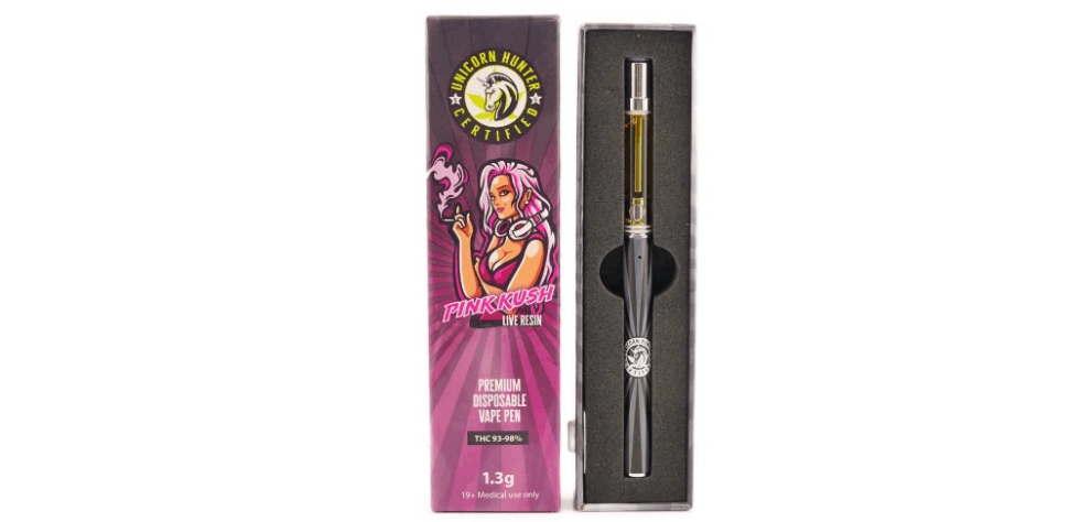 If you want to try unique and premium products, you can't go wrong with something like the Pink Kush Live Resin Disposable Vape Pen. 