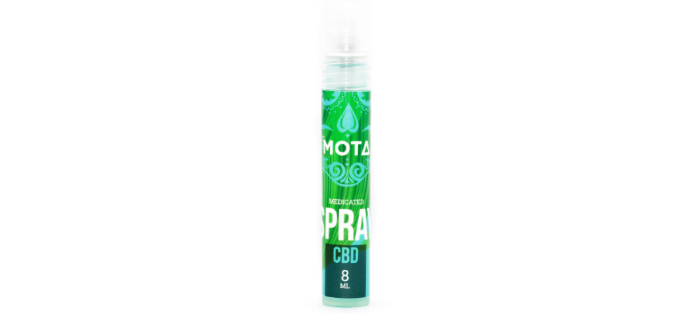 The Mota – CBD Spray is an effective and fast-acting infused alcohol spray with an irresistible and refreshing minty touch. 
