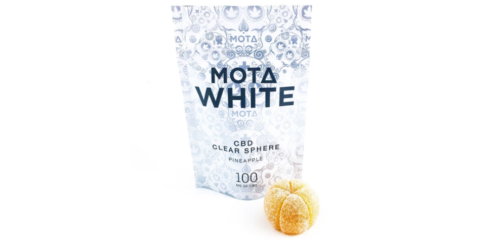 If you want to indulge in the tastiest CBD edibles for clearer and healthier skin, try out the Mota White – Clear Sphere Pineapple (CBD). 