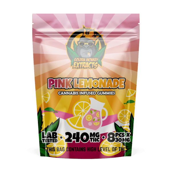 Buy Golden Monkey Extracts – Pink Lemonade 240MG THC at MMJ Express Online Shop