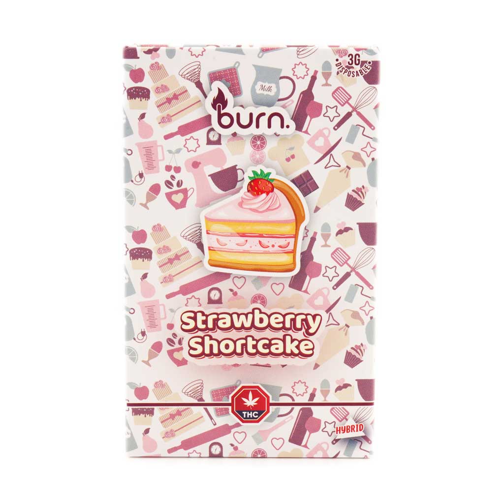 Buy Burn Extracts – Strawberry Shortcake 3ML Mega Sized Disposable Pen at MMJ Express Online Shop