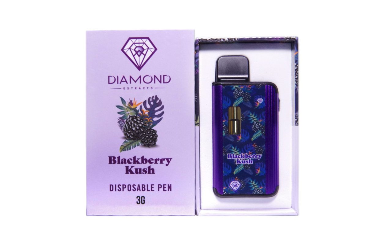 Buy Diamond Concentrates – Blackberry Kush Disposable Pen 3G (INDICA) at MMJ Express Online Shop