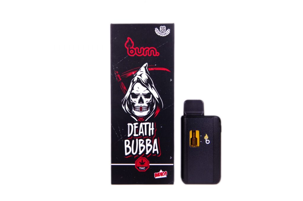 Buy Burn Extracts – Death Bubba 3ML Mega Sized Disposable Pen (Indica) at MMJ Express Online Shop