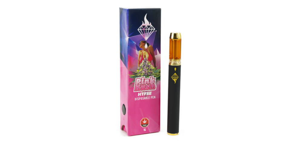If you are a die-hard vaper, you will prefer the Diamond Concentrates – Pink Kush HTFSE Disposable Pen. 