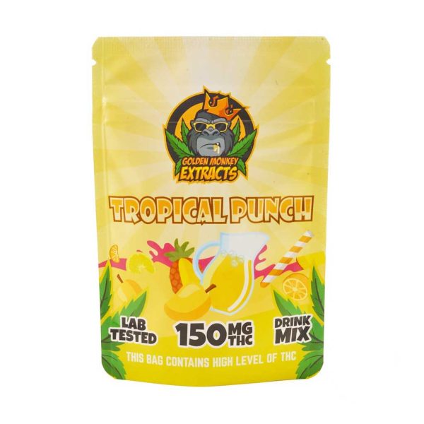 Buy Golden Monkey Extracts – Tropical Punch Drink Mix 150MG THC at MMJ Express Online Shop