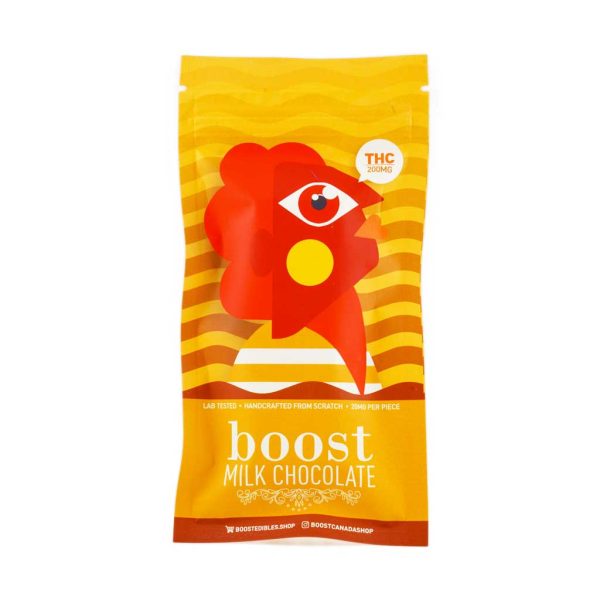 Buy Boost Edibles Milk Chocolate Bar - 200MG THC at MMJ Express Online Shop