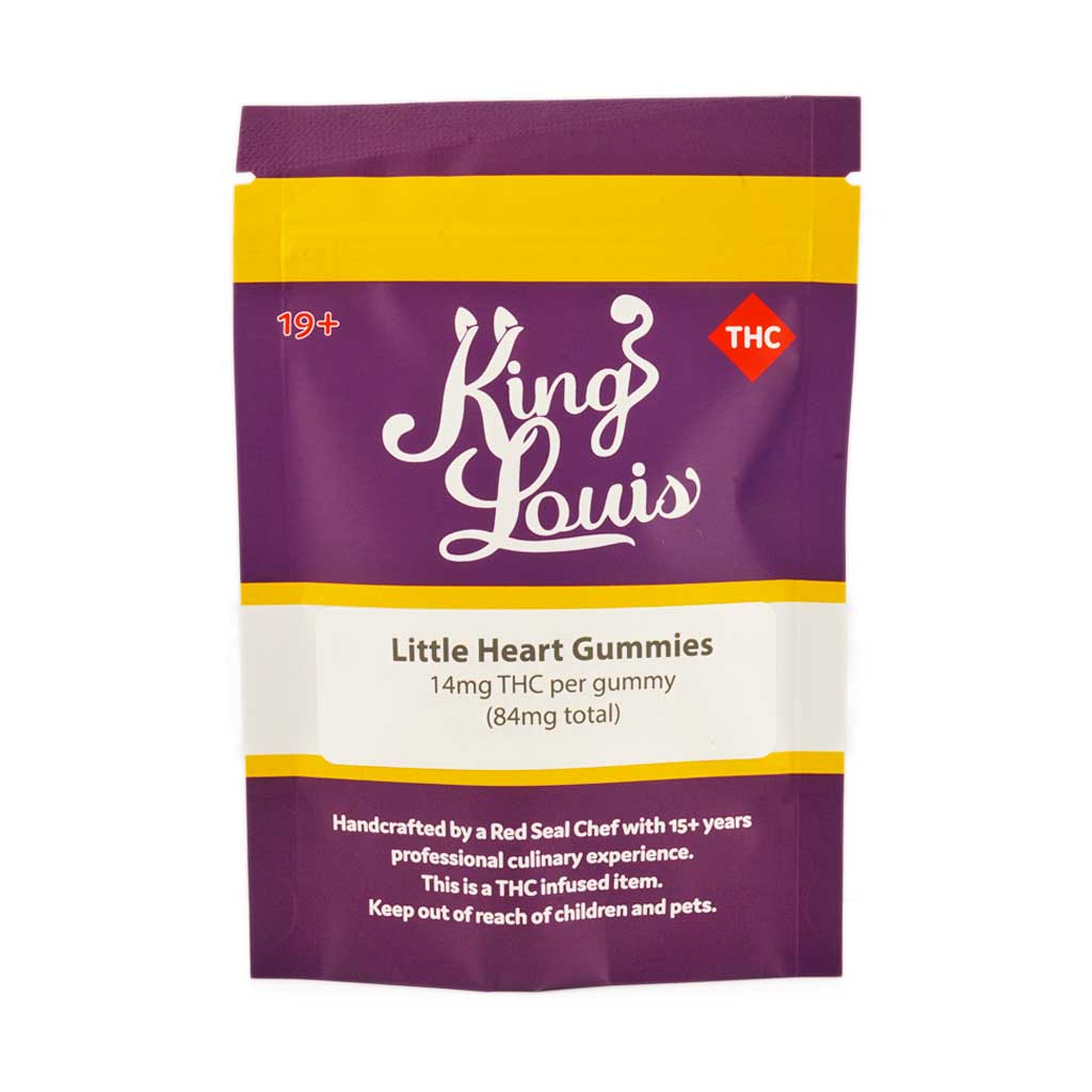 Buy King Louis – Little Heart Gummies 84MG THC at MMJ Express Online Shop