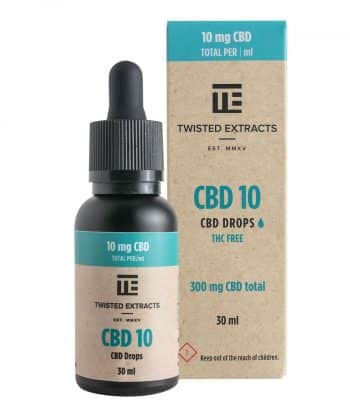 Buy Twisted Extracts Orange Flavoured Oil Drops Tincture Extra Strength CBD (300MG) at MMJ Express Online Shop