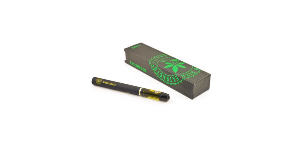 The So High Extracts Disposable Pen – Blue Dream 1ML (HYBRID) is the best weed vape pen for consumers who want to enjoy the focus-sharpening and creativity-boosting effects of this Sativa-leaning hybrid. 