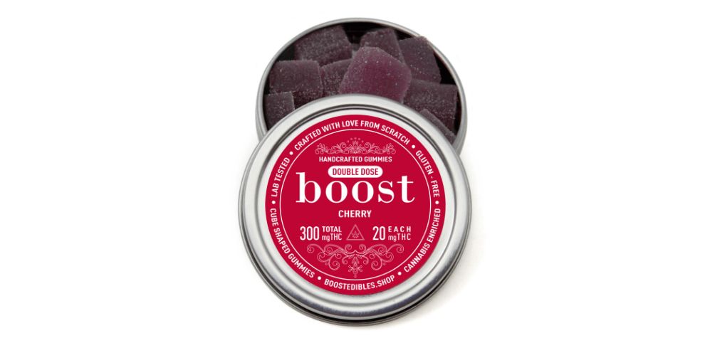 The Boost Edibles Cherry Gummies 300MG THC is a mouthwatering option for consumers who love natural-tasting cannabis edibles. The Boost Edibles Cherry Gummies are flavoursome, juicy, and super sweet. 