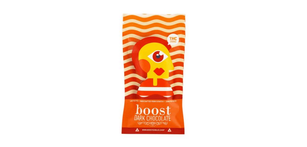 The Boost Edibles Dark Chocolate Bar – 200MG THC will satisfy your cravings and provide you with a bunch of beneficial antioxidants. 