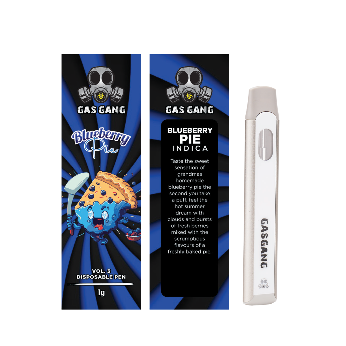 Buy Gas Gang – Blueberry Pie Disposable Pen (INDICA) at MMJ Express Online Shop