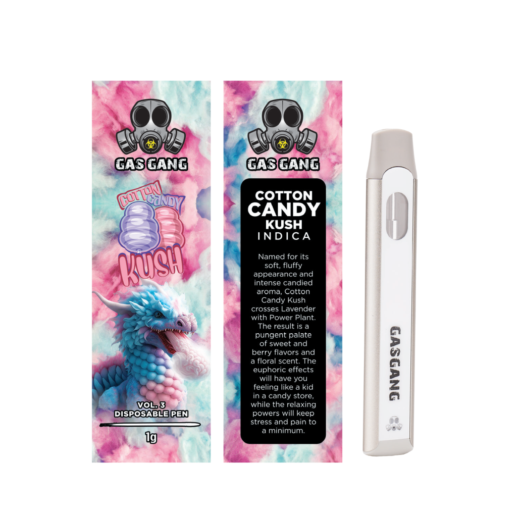 Buy Gas Gang Cotton Candy Kush Disposable Pen (INDICA) Online MMJ
