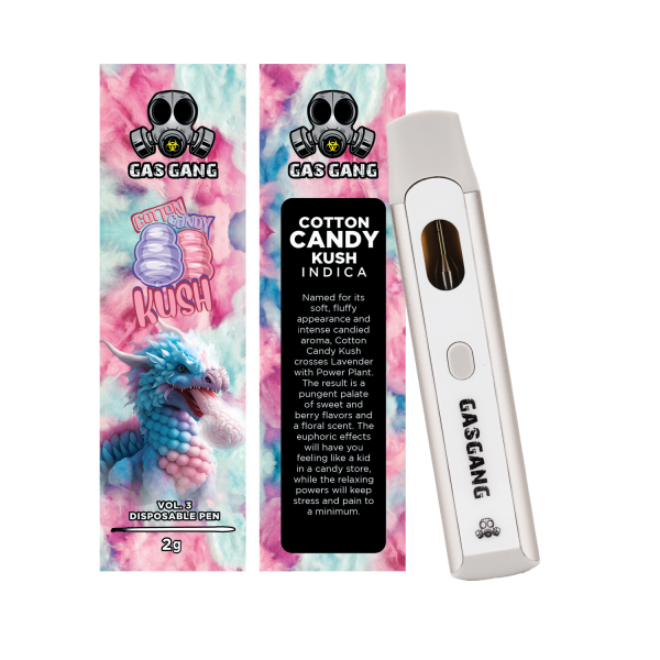 Buy Gas Gang – Cotton Candy Kush Disposable Pen (INDICA) at MMJ Express Online Shop