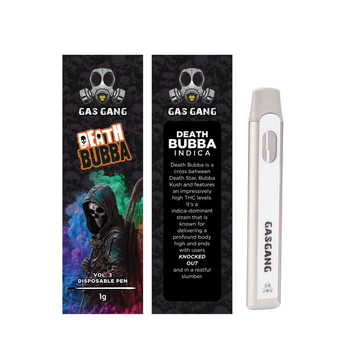 Buy Gas Gang – Death Bubba Disposable Pen (INDICA) at MMJ Express Online Shop