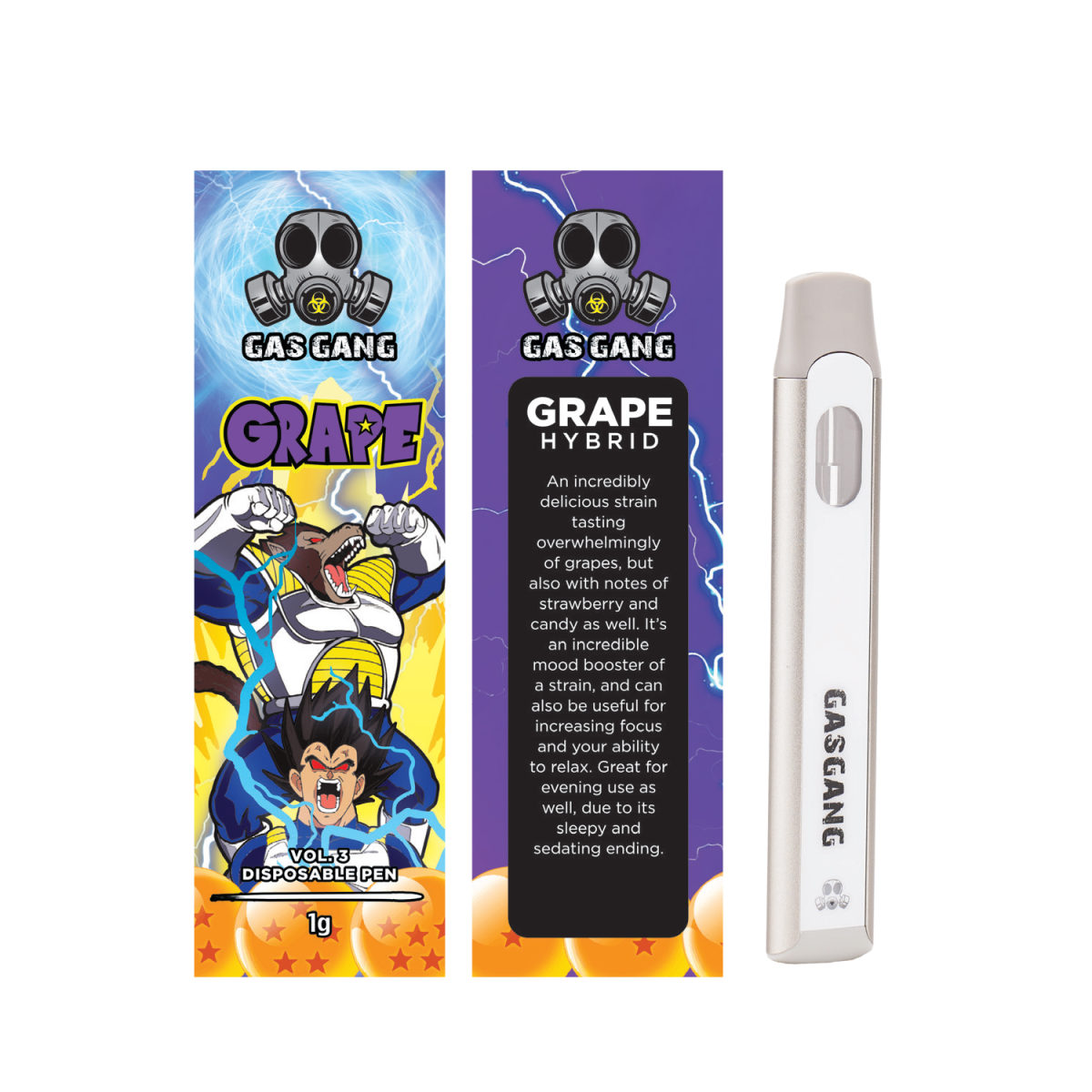 Buy Gas Gang – Grape Disposable Pen (HYBRID) at MMJ Express Online Shop