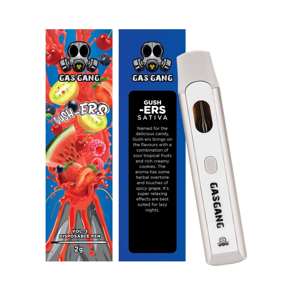 Buy Gas Gang Gushers Disposable Pen (SATIVA) Online MMJ Express