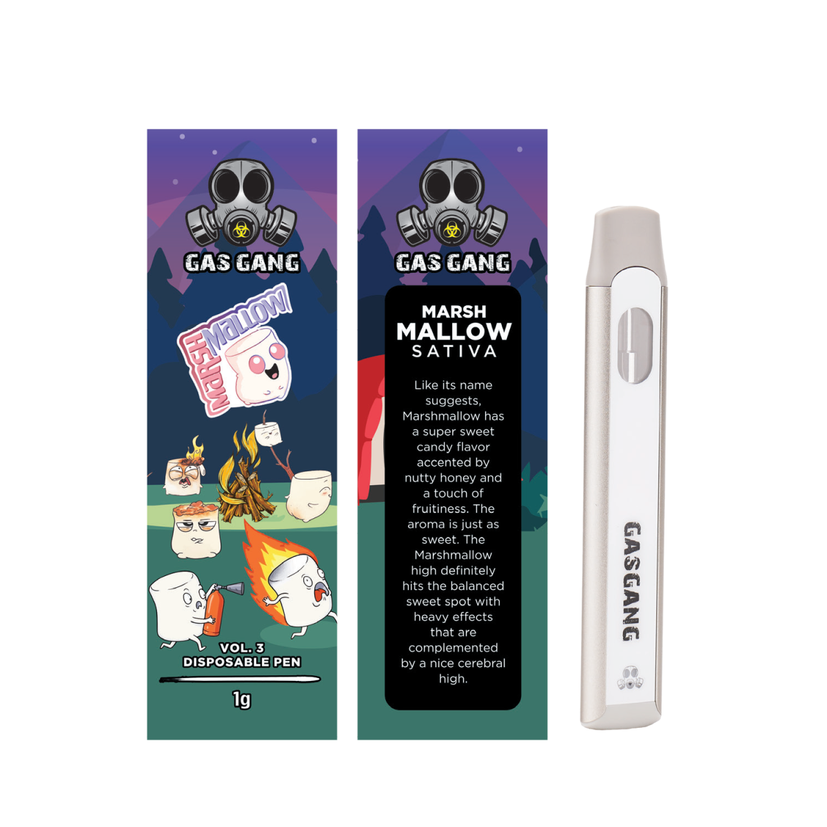 Buy Gas Gang – Marshmallow Disposable Pen (SATIVA) at MMJ Express Online Shop