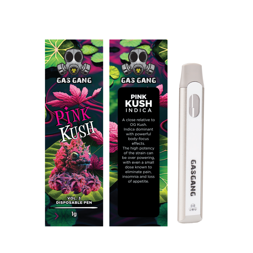 Buy Gas Gang Pink Kush Disposable Pen (INDICA) Online MMJ Express