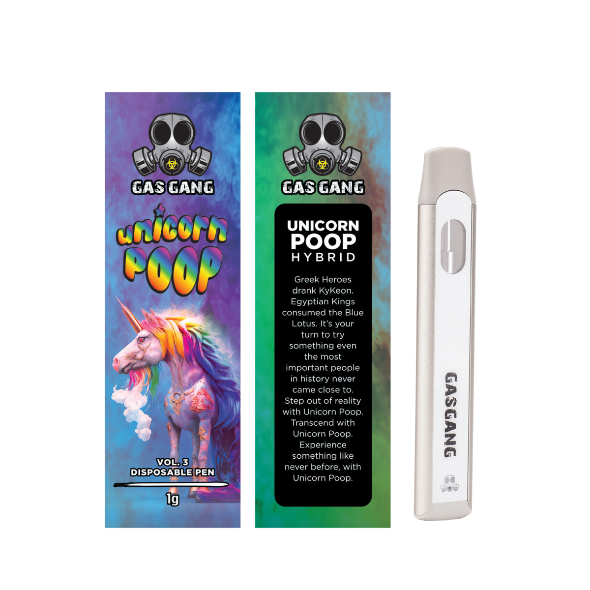 Buy Gas Gang – Unicorn Poop Disposable Pen (HYBRID) at MMJ Express Online Shop