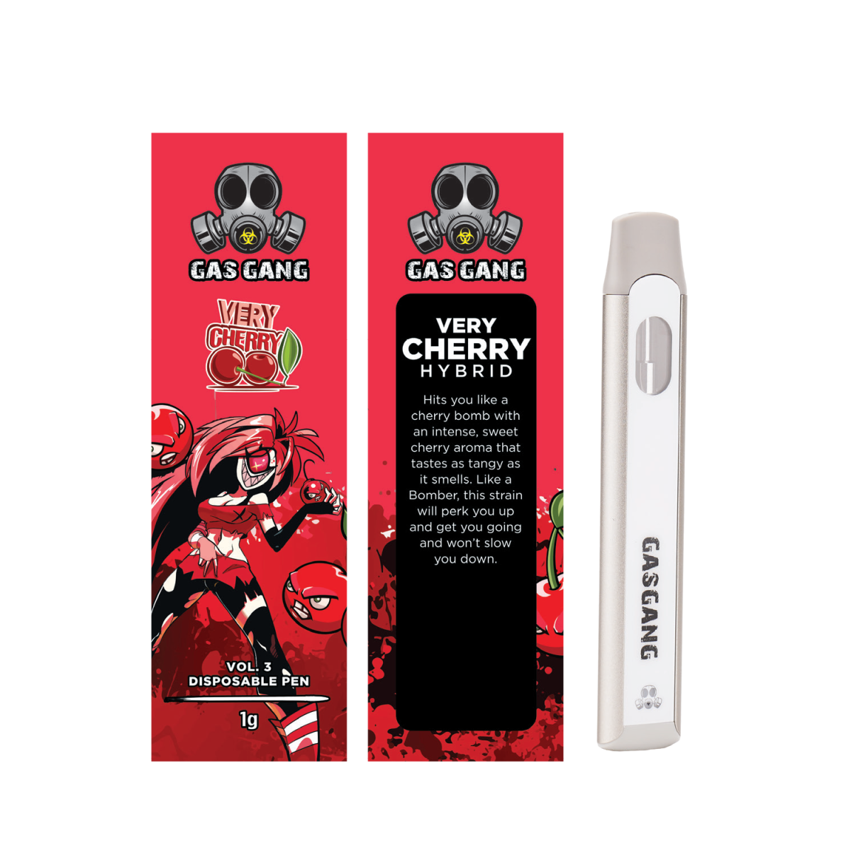 Buy Gas Gang – Very Cherry Disposable Pen (HYBRID) at MMJ Express Online Shop