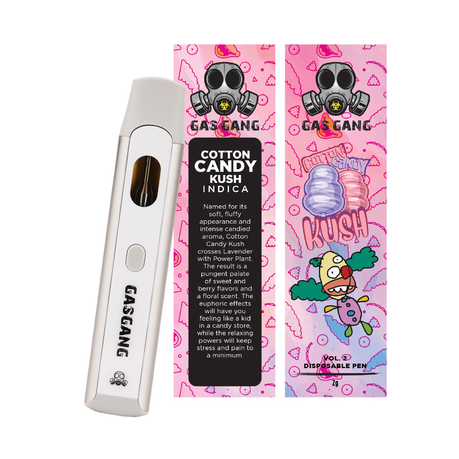 Buy Gas Gang Cotton Candy Kush Disposable Pen (INDICA) Online MMJ Express