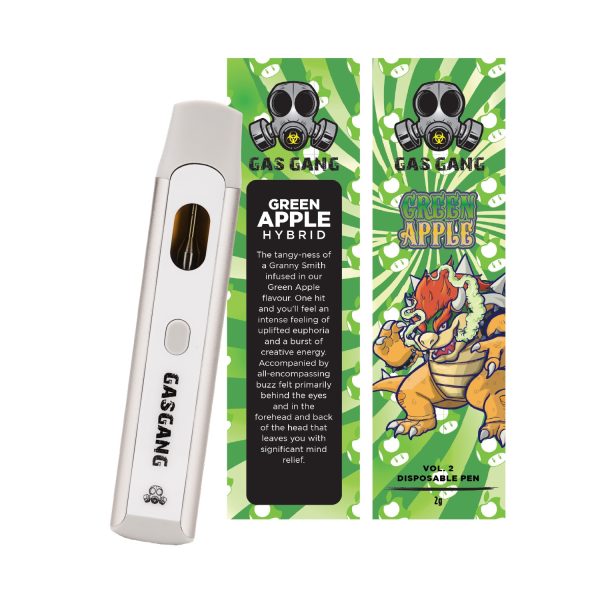 Buy Gas Gang – Green Apple Disposable Pen (HYBRID) at MMJ Express Online Shop