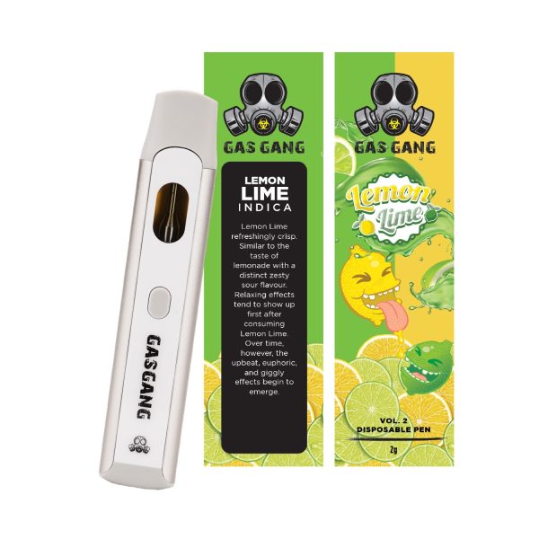 Buy Gas Gang – Lemon Lime Disposable Pen (INDICA) at MMJ Express Online Shop