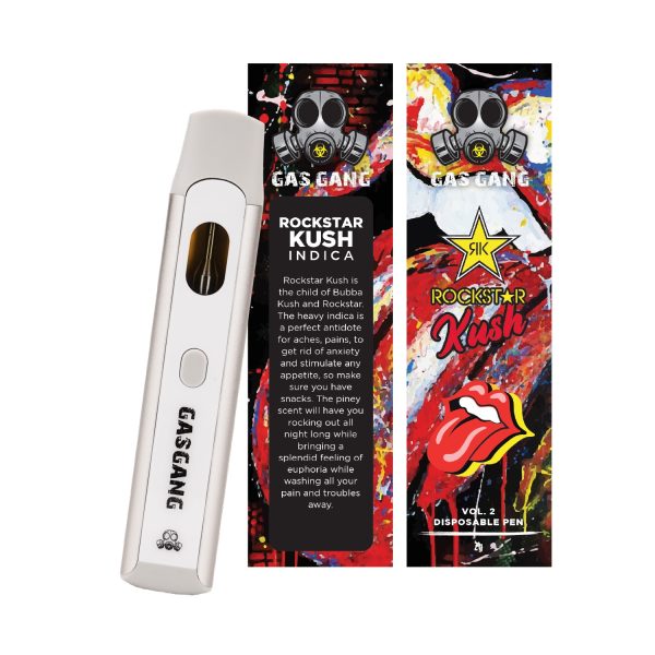Buy Gas Gang – Rockstar Kush Disposable Pen (INDICA) at MMJ Express Online Shop