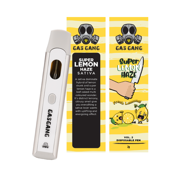 Buy Gas Gang – Super Lemon Haze Disposable Pen (SATIVA) at MMJ Express Online Shop