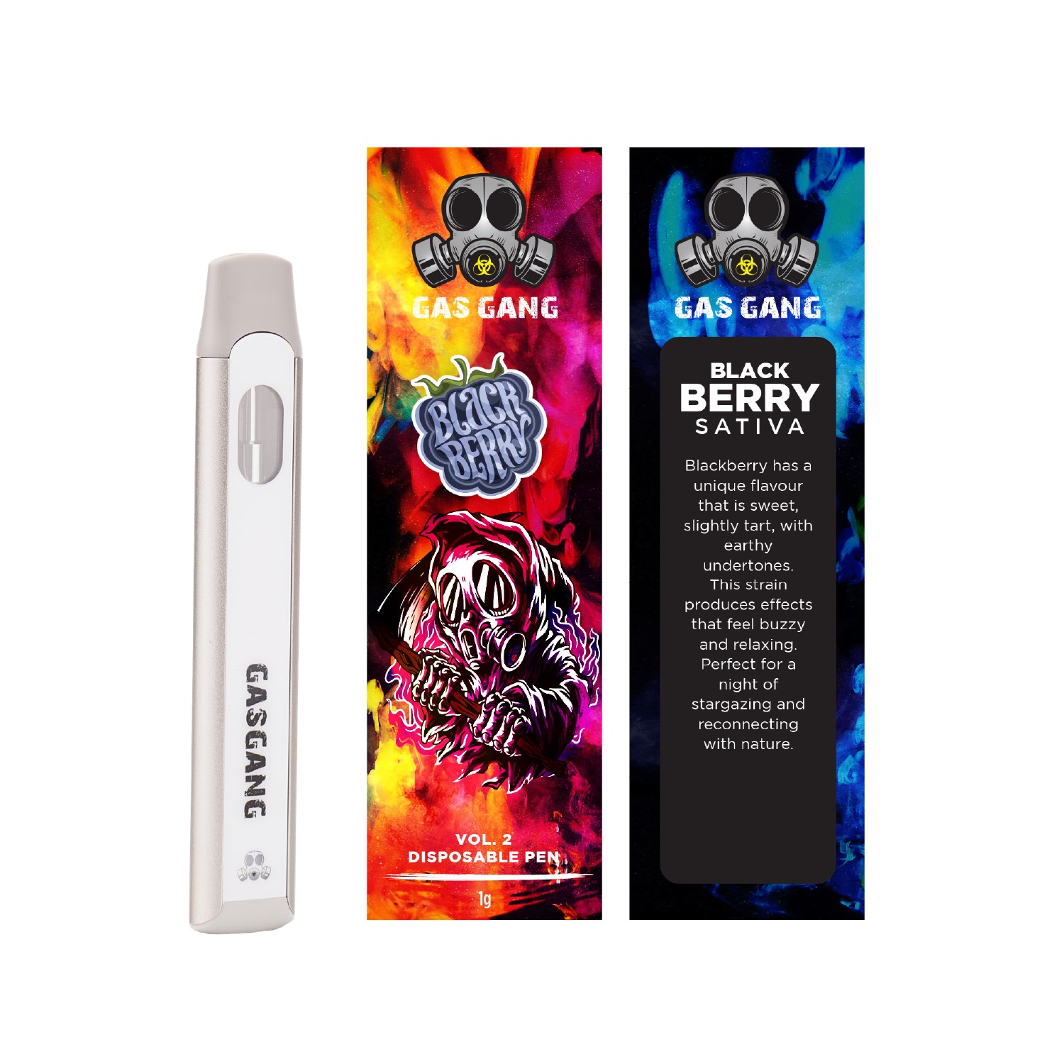 Buy Gas Gang Blackberry Disposable Pen (SATIVA) Online MMJ Express