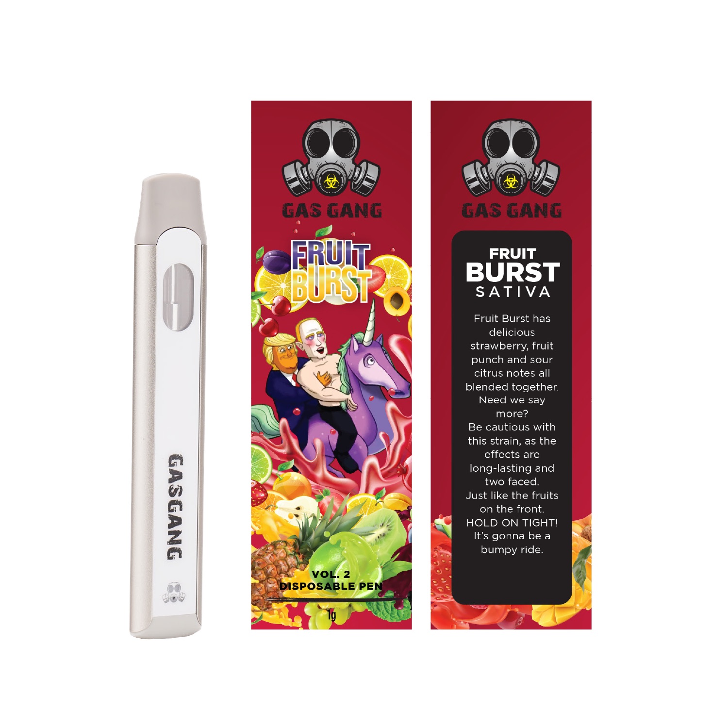 Buy Gas Gang Fruit Burst Disposable Pen (SATIVA) Online MMJ Express