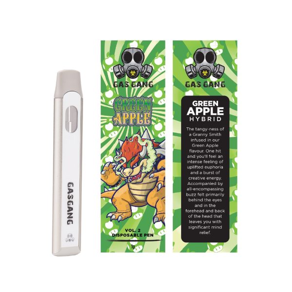 Buy Gas Gang – Green Apple Disposable Pen (HYBRID) at MMJ Express Online Shop