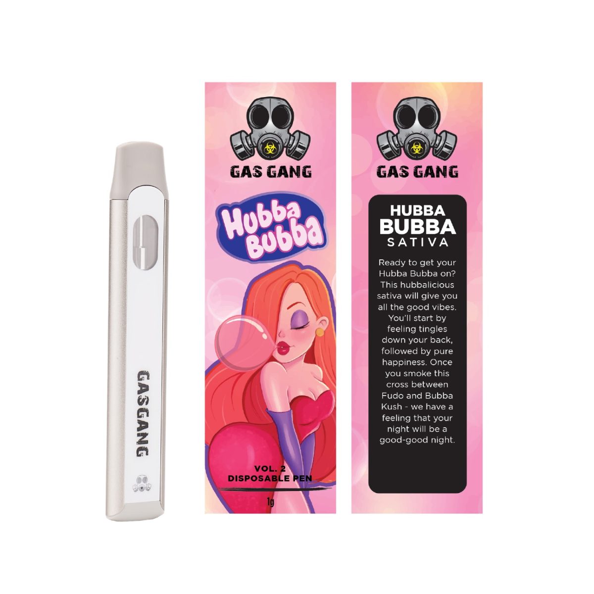 Buy Gas Gang – Hubba Bubba Disposable Pen (SATIVA) at MMJ Express Online Shop