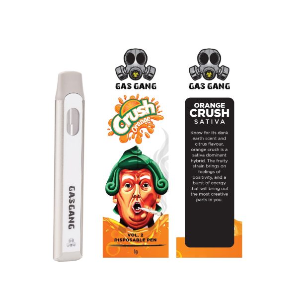 Buy Gas Gang – Orange Crush Disposable Pen (SATIVA) at MMJ Express Online Shop