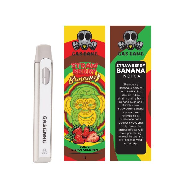 Buy Gas Gang – Strawberry Banana Disposable Pen (INDICA) at MMJ Express Online Shop
