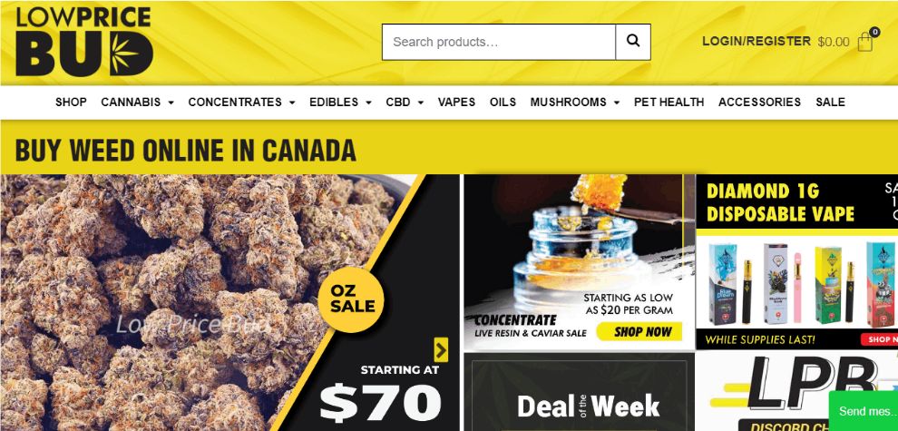 LowPriceBud is Canada's leading reliable mail-order marijuana dispensary that, as the name suggests, is more focused on selling low-price buds in BC. 