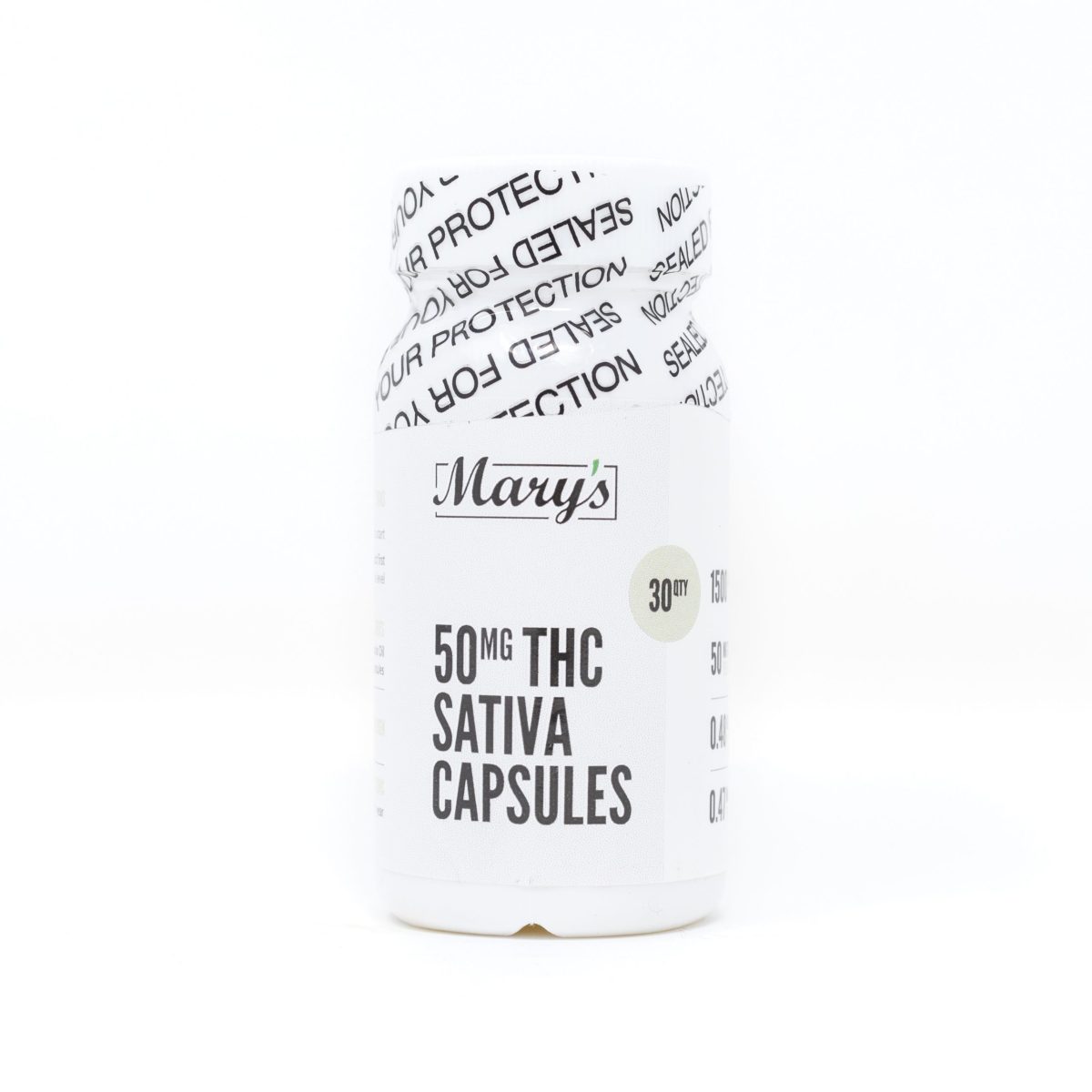 Buy Mary's Medibles - THC Capsules 50MG (SATIVA) at MMJ Express Online Shop