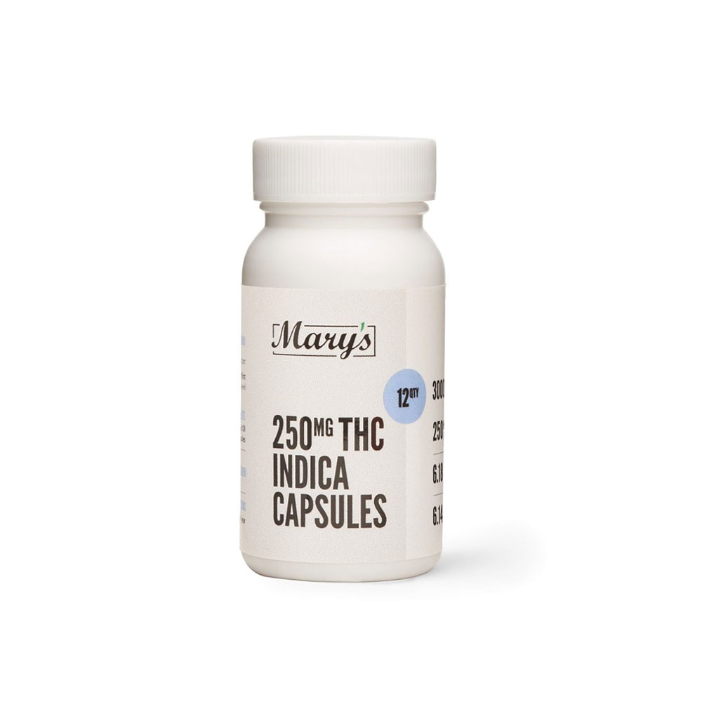 Buy Mary's Medibles - THC Capsules 250MG (INDICA) at MMJ Express Online Shop