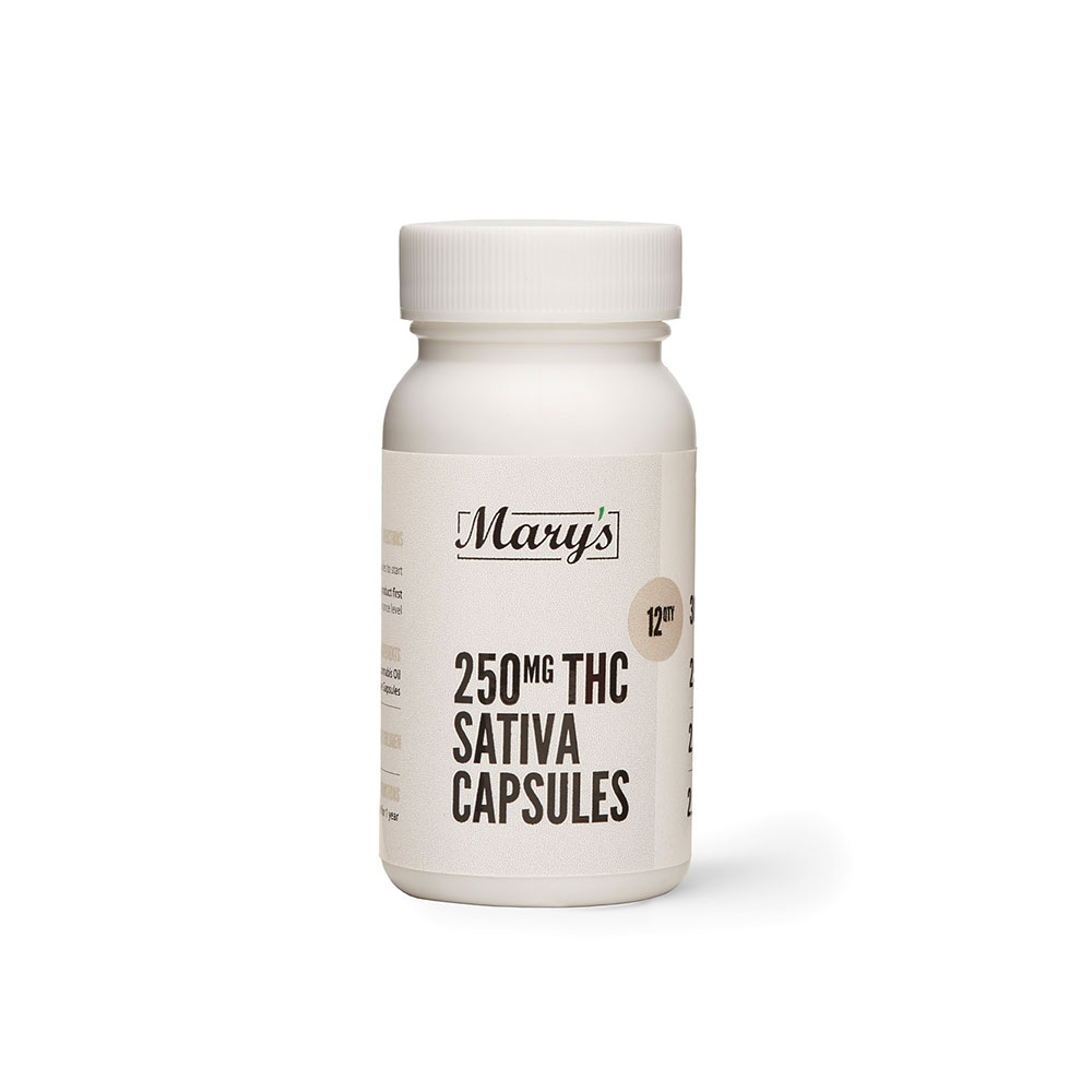 Buy Mary's Medibles - THC Capsules 250MG (SATIVA) at MMJ Express Online Shop