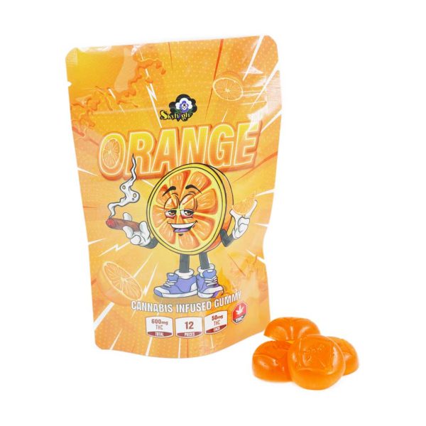 Buy Sky High Edibles – Orange Gummy 600MG THC at MMJ Express Online Shop