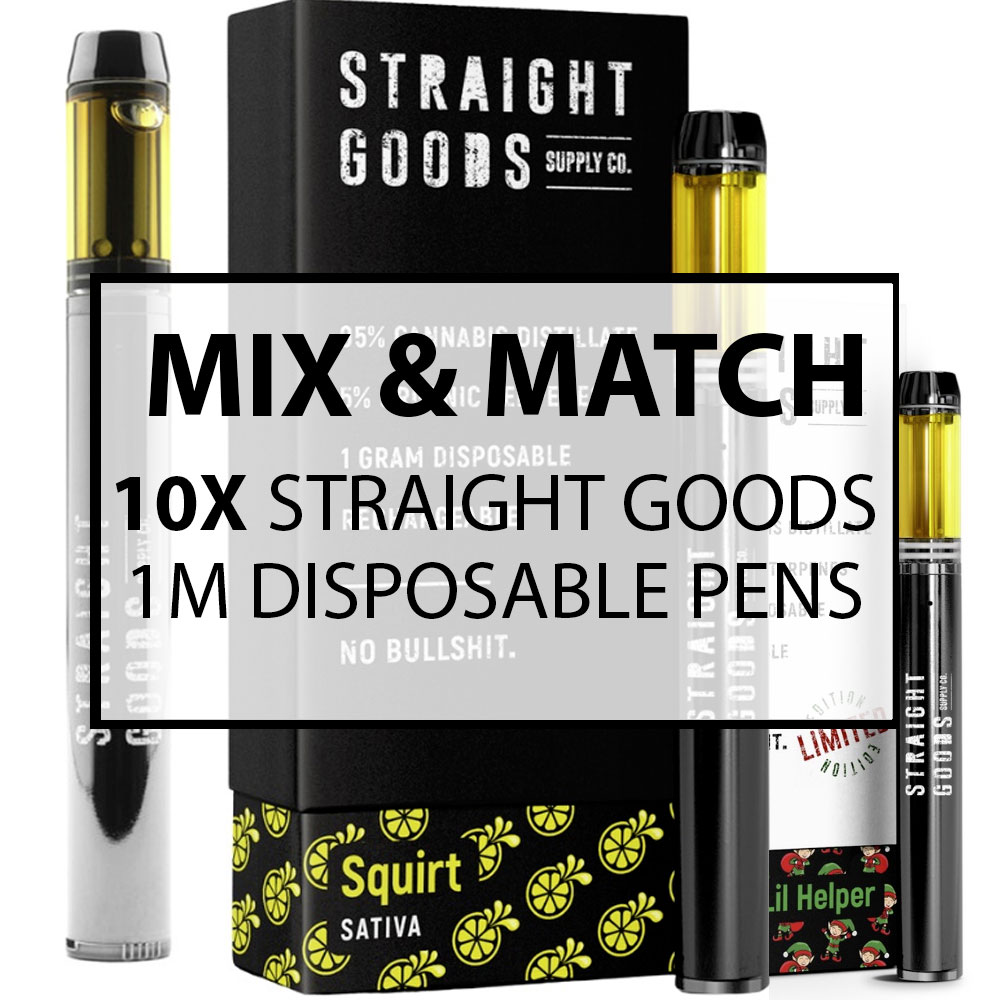 Buy Straight Good 1ML Disposable Pen Mix and Match : 10 at MMJ Express Online Shop